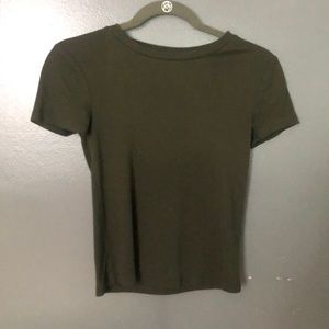 green t shirt